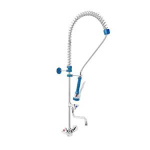 Monolith Wall-mounted tabletop tap with sprayer and spout, blue Monolith Wall-mounted tabletop tap with sprayer and spout, blue
