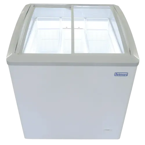 XXLselect Zamrażarka do do lodów i mrożonek 205L z pokrywą przeszkloną, od -18°C