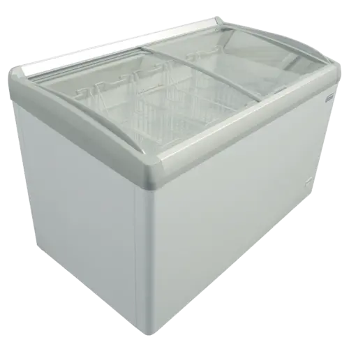 XXLselect Zamrażarka do do lodów i mrożonek 359L z pokrywą przeszkloną, od -18°C