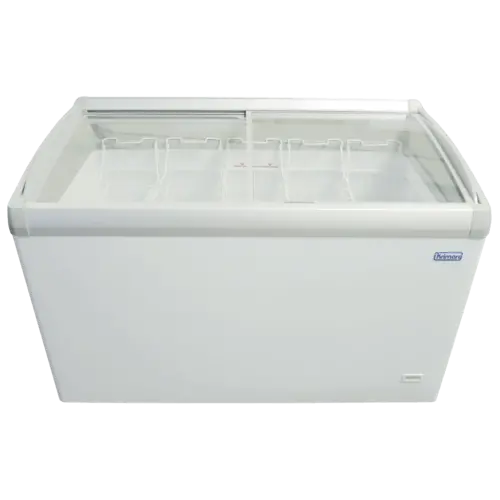 XXLselect Zamrażarka do do lodów i mrożonek 359L z pokrywą przeszkloną, od -18°C