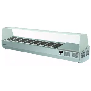 Asber Refrigerated display case for pizza 5 x GN 1/4 Asber Refrigerated display case for pizza 5 x GN 1/4