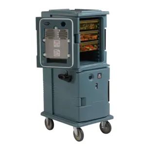 Cambro Pojemnik termoizolacyjny 114 L, ładowany od frontu, niebieski