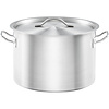 Stalgast Medium pot with lid, steel, Basic, Ø 320 Stalgast Medium pot with lid, steel, Basic, Ø 320