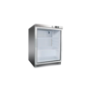 RedFox Glass refrigerated cabinet 150 L, stainless steel