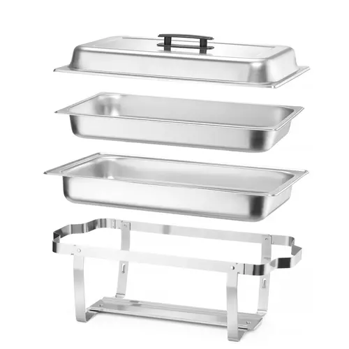 Hendi Podgrzewacz na pastę GN 1/1 ze zdejmowaną pełną pokrywą zestaw 4 szt. Hendi Podgrzewacz na pastę GN 1/1 ze zdejmowaną pełną pokrywą zestaw 4 szt.