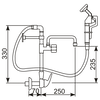 XXLselect Wall Mounted Pre-Rinse Faucet with Spout
