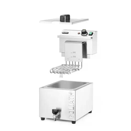 Hendi Electric fryer, 2-chamber, countertop, 10L, 10.2 kW Hendi Electric fryer, 2-chamber, countertop, 10L, 10.2 kW
