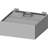 Stalgast Wall-mounted box hood, screwed, with catchers, without lighting, 1010x1000x400 Stalgast Wall-mounted box hood, screwed, with catchers, without lighting, 1010x1000x400