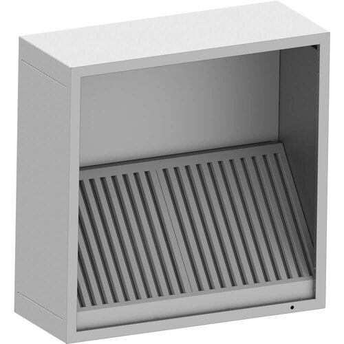 Stalgast Okap przyścienny skrzyniowy skręcany z łapaczami, bez oświetlenia 1010x1000x400 mm