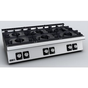 Fagor Countertop Gas Cooker with 6 Burners, 37 kW - Copy Fagor Countertop Gas Cooker with 6 Burners, 37 kW - Copy