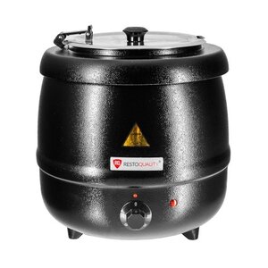 Resto Quality Kociołek 8.5L na zupę 0,4 kW,  czarny Resto Quality Kociołek 8.5L na zupę 0,4 kW,  czarny
