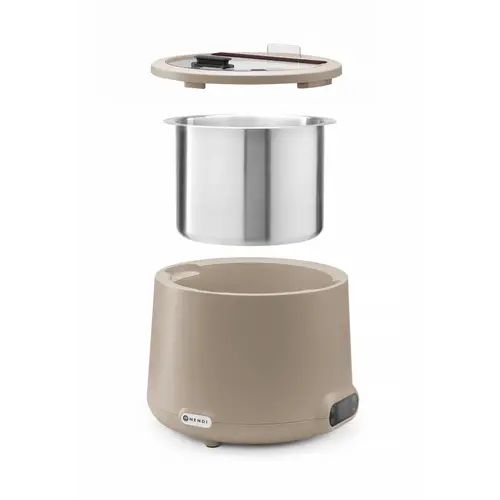 Hendi Kociołek 8L na zupę 0,5 kW, ø366x(h)325mm, zielony - Copy