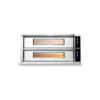 Moretti Forni Piec 2-komorowy do pizzy, elektryczny 12 kW, sterowanie elektroniczne, 990x1060x660 mm, 8xØ300 mm, MORETTI FORNI
