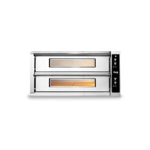 Moretti Forni Piec 2-komorowy do pizzy, elektryczny 12 kW, sterowanie elektroniczne, 990x1060x660 mm, 8xØ300 mm, MORETTI FORNI