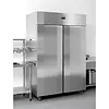 Polar Refrigeration  2-door glass freezer cabinet, 1400L, from -22 to -10 °C, silver