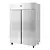 Polar Refrigeration  Szafa mroźnicza 2-drzwiowa przeszklona , 1400L, od -22 do -10 °C, srebrna