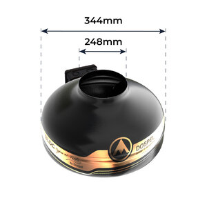 dospel Radial duct fan 250fi Dospel WK with BLDC motor type N. Tesla