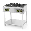 Hendi Gas Cooker with 4 Burners and Open Cupboard, 19 kW