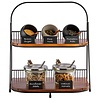 APS 2-tier buffet stand 35.5 x 21 cm