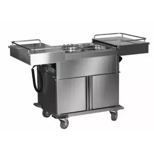 Lozamet Electric bain-marie 2x1/1 GN, mobile, 1.4kW Lozamet Electric bain-marie 2x1/1 GN, mobile, 1.4kW