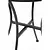 Bolero Stolik ogrodowy czarny | 60x60x(H)71cm | Bolero