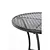 Bolero Stolik ogrodowy czarny | 60x60x(H)71cm | Bolero
