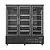 Polar Refrigeration  Refrigerated cabinet 3-door glass 1156L, -18°C to -22°C, gray | Polar