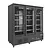 Polar Refrigeration  Refrigerated cabinet 3-door glass 1156L, -18°C to -22°C, gray | Polar