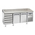Diverso Refrigerated table 2-door with 5 drawers from -2 to 8°C. Side unit