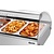 Bartscher OUTLET - Nablatowa witryna grzewcza 4 x 1/3 GN, 46 L, 0,50 kW, od 30 do 90 °C, z szybą giętą, srebrna
