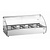 Bartscher OUTLET - Nablatowa witryna grzewcza 4 x 1/3 GN, 46 L, 0,50 kW, od 30 do 90 °C, z szybą giętą, srebrna