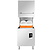 Resto Quality Zmywarka kapturowa RQ1000 B DD | 500x500 | sterowanie elektromechaniczne | pompa spustowa | 675x675x1440 mm | 11,1 kW