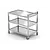 Hendi Stainless Steel 3 Tier Service Trolley 850 x 500 x 800 mm