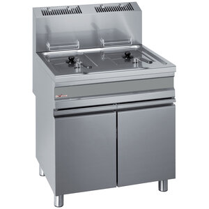 Diamond Gas fryer, 2-chamber, stationary, on a cabinet base, 15L, 21670 Kcal/h