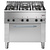 Diverso Gas cooker with 5 burners and electric oven GN 1/1, 15.5kW