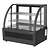 Polar Refrigeration  Witryna chłodnicza prostokątna 100 L, 2 do 12°C, 105W, z giętą szybą, Polar C-Series, 705x472x(h)687 mm