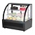 Polar Refrigeration  Witryna chłodnicza prostokątna 100 L, 2 do 12°C, 105W, z giętą szybą, Polar C-Series, 705x472x(h)687 mm