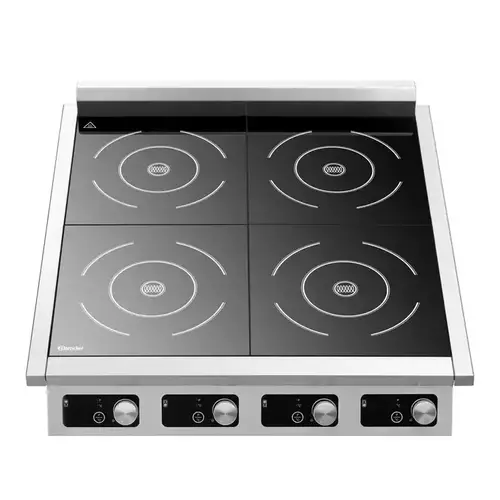 Bartscher Induction cooker with 4 heating zones, 14 kW
