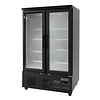 Polar Refrigeration  Szafa chłodnicza 2-drzwiowa przeszklona 744 L, 2 do 8°C, Polar G-Series GP485, 764x1220x(h)1963mm, agregat dolny, czarna
