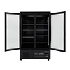 Polar Refrigeration  Szafa chłodnicza 2-drzwiowa przeszklona 744 L, 2 do 8°C, Polar G-Series GP485, 764x1220x(h)1963mm, agregat dolny, czarna