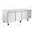 Polar Refrigeration  Stół chłodniczy 3-drzwiowy, od 2 do 8°C, Polar U-series UA084, 2020x800x(h)860 mm, agregat boczny