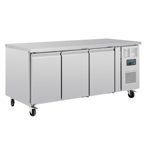 Polar Refrigeration  Stół chłodniczy 3-drzwiowy, od 2 do 8°C, Polar U-series UA084, 2020x800x(h)860 mm, agregat boczny Polar Refrigeration  Stół chłodniczy 3-drzwiowy, od 2 do 8°C, Polar U-series UA084, 2020x800x(h)860 mm, agregat boczny