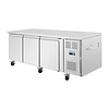 Polar Refrigeration 3-door refrigerated table, 2 to 8°C, Polar U-series UA084, 2020x800x(h)860 mm, side unit Polar Refrigeration 3-door refrigerated table, 2 to 8°C, Polar U-series UA084, 2020x800x(h)860 mm, side unit