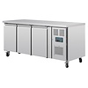 Polar Refrigeration 3-door refrigerated table, 2 to 8°C, Polar U-series UA084, 2020x800x(h)860 mm, side unit Polar Refrigeration 3-door refrigerated table, 2 to 8°C, Polar U-series UA084, 2020x800x(h)860 mm, side unit