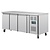 Polar Refrigeration  Stół chłodniczy 3-drzwiowy, od 2 do 8°C, Polar U-series UA084, 2020x800x(h)860 mm, agregat boczny