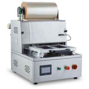 Cas Półautomatyczna zgrzewarka do tacek 790x850x(h)750 mm Cas Półautomatyczna zgrzewarka do tacek 790x850x(h)750 mm