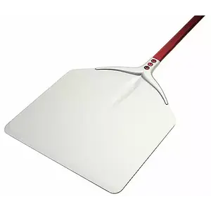 Contacto Aluminium Pizza Peel 320x330x1530 mm, Rectangular, Red