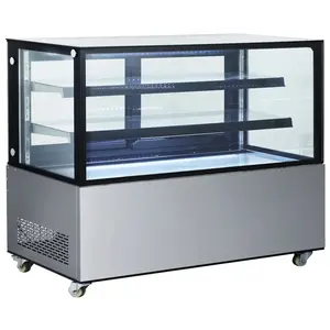 Arktic Rectangular refrigerated display case, 510 L, 0°C to 6°C, stationary, white Arktic Rectangular refrigerated display case, 510 L, 0°C to 6°C, stationary, white