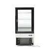 Arktic Square refrigerated display case, 300 L, from 0°C to 6°C, adjustable, black