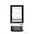Arktic Square refrigerated display case, 300 L, from 0°C to 6°C, adjustable, black